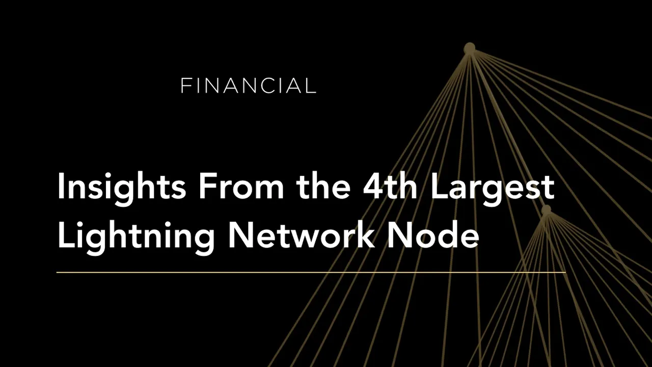 Insights From the 4th Largest Lightning Network Node